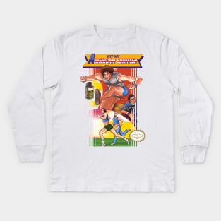 Wet Hot American Track & Field Kids Long Sleeve T-Shirt